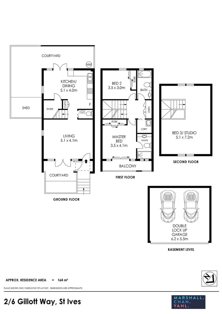 Floorplan of Homely apartment listing, 2/6 Gillott Way, St Ives NSW 2075