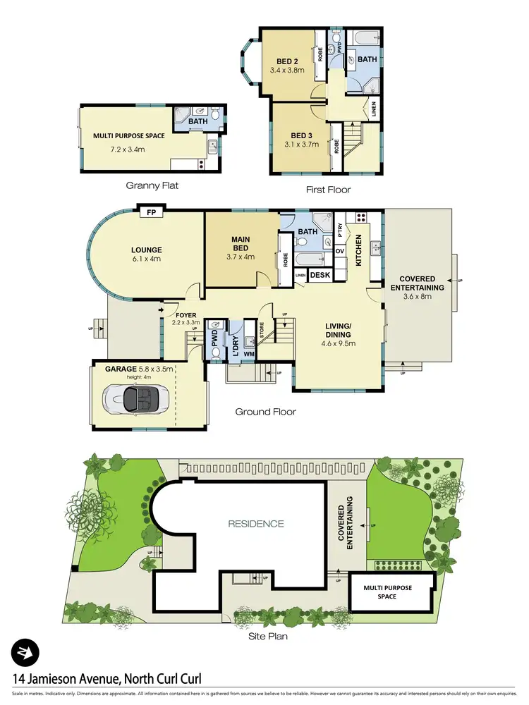 Floorplan of Homely house listing, 14 Jamieson Avenue, North Curl Curl NSW 2099