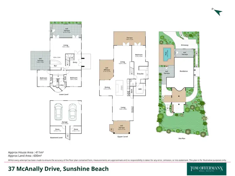 Floorplan of Homely house listing, 37 Mcanally Drive, Sunshine Beach QLD 4567