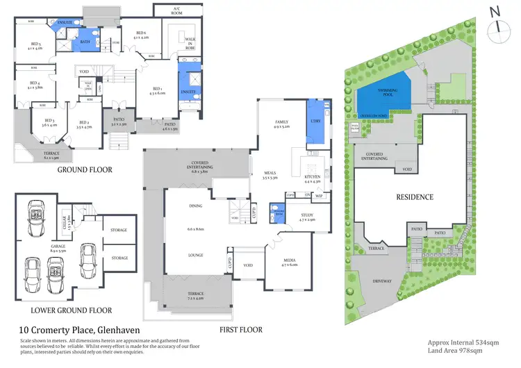 Floorplan of Homely house listing, 10 Cromerty Place, Glenhaven NSW 2156