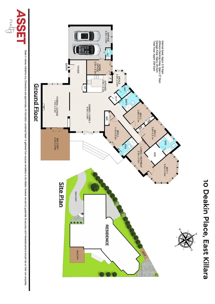 Floorplan of Homely house listing, 10 Deakin Place, East Killara NSW 2071