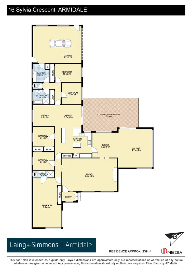 Floorplan of Homely house listing, 16 Sylvia Crescent, Armidale NSW 2350