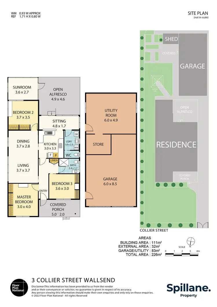 Floorplan of Homely house listing, 3 Collier Street, Wallsend NSW 2287