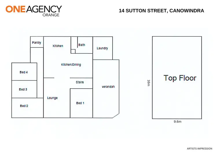 Floorplan of Homely house listing, 14 Sutton Street, Canowindra NSW 2804
