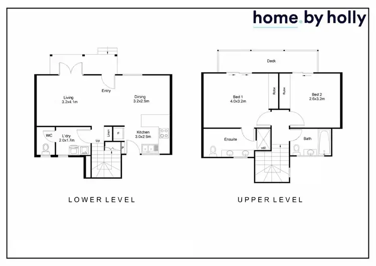 Floorplan of Homely townhouse listing, 4/3 Banjine Street, O'connor ACT 2602
