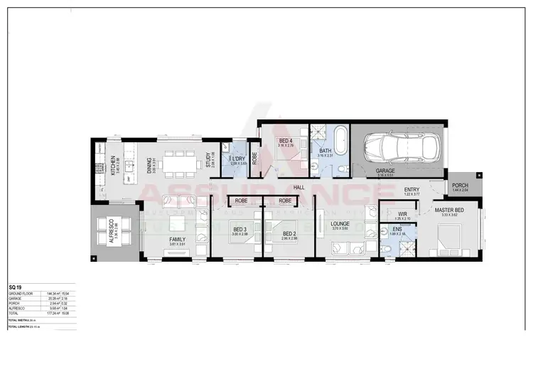 Floorplan of Homely house listing, Lot 136 Byron Road, Leppington NSW 2179