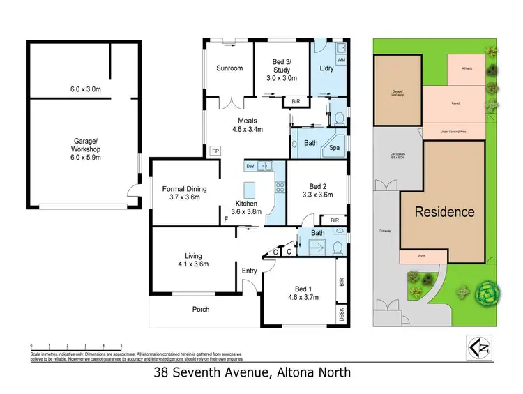 Floorplan of Homely house listing, 38 Seventh Avenue, Altona North VIC 3025