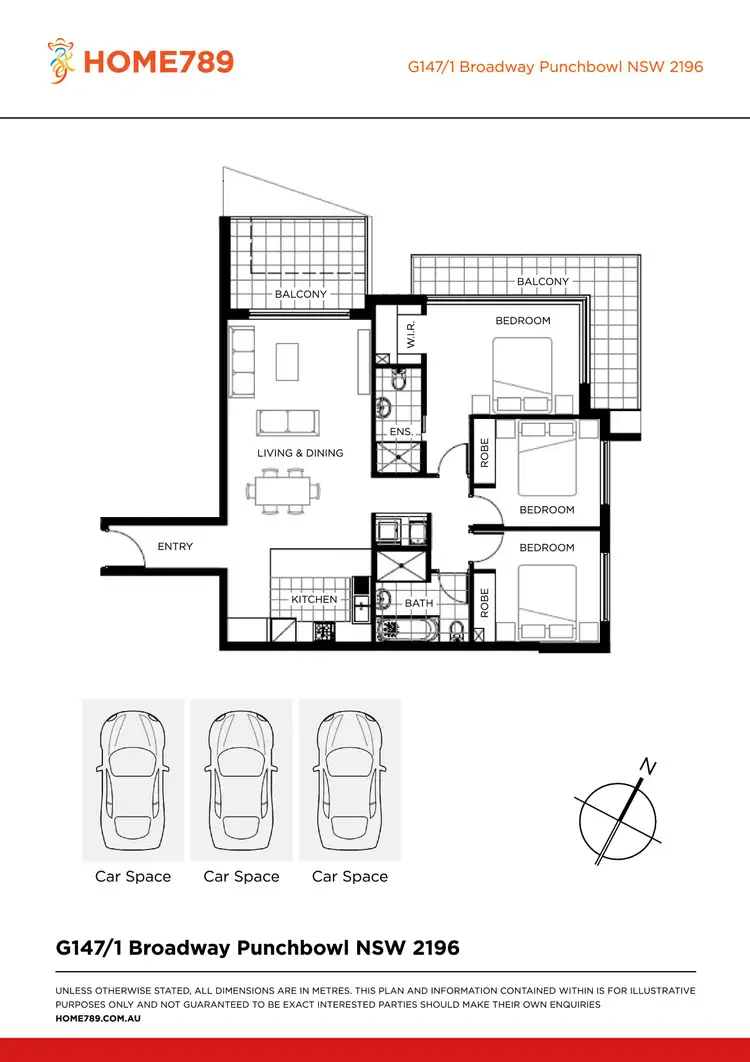 Floorplan of Homely apartment listing, 147/1 Broadway, Punchbowl NSW 2196