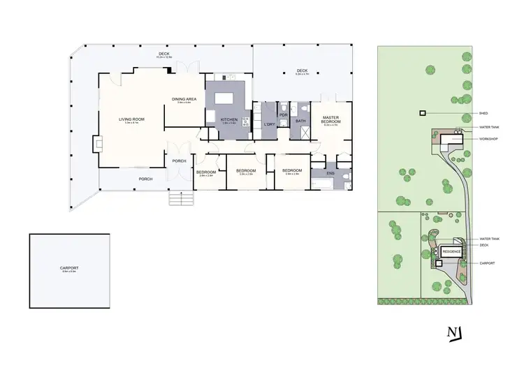 Floorplan of Homely rural property listing, 50 Falls Road, Hoddles Creek VIC 3139