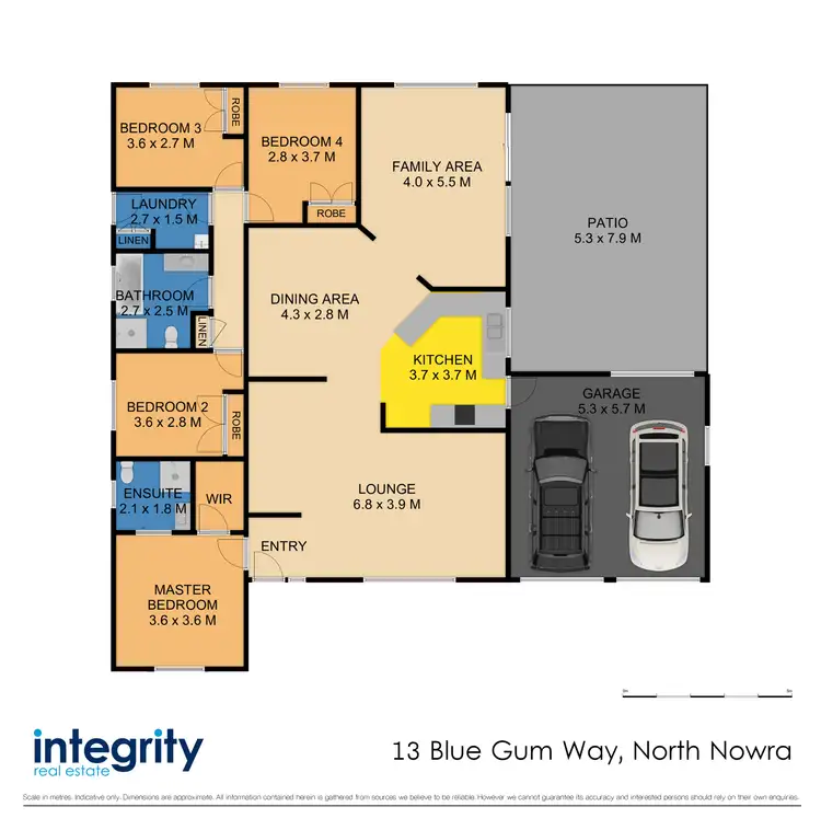 Floorplan of Homely house listing, 13 Blue Gum Way, North Nowra NSW 2541
