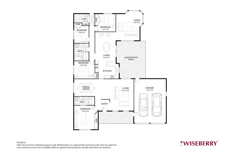 Floorplan of Homely house listing, 32 Twin Lakes Drive, Lake Haven NSW 2263
