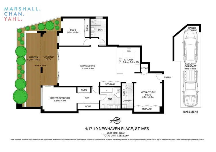 Floorplan of Homely unit listing, 4/17-19 Newhaven Place, St Ives NSW 2075