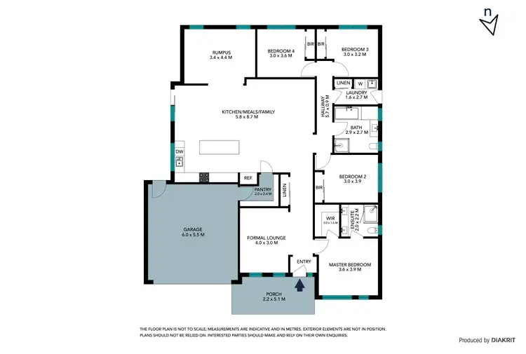 Floorplan of Homely house listing, 43 Herlitz Drive, Epping VIC 3076