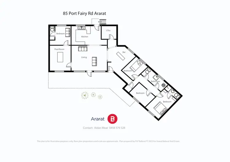 Floorplan of Homely house listing, 85 Port Fairy Road, Ararat VIC 3377