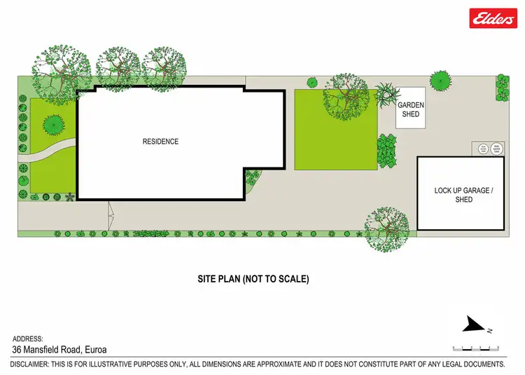 Floorplan of Homely house listing, 36 Mansfield Road, Euroa VIC 3666
