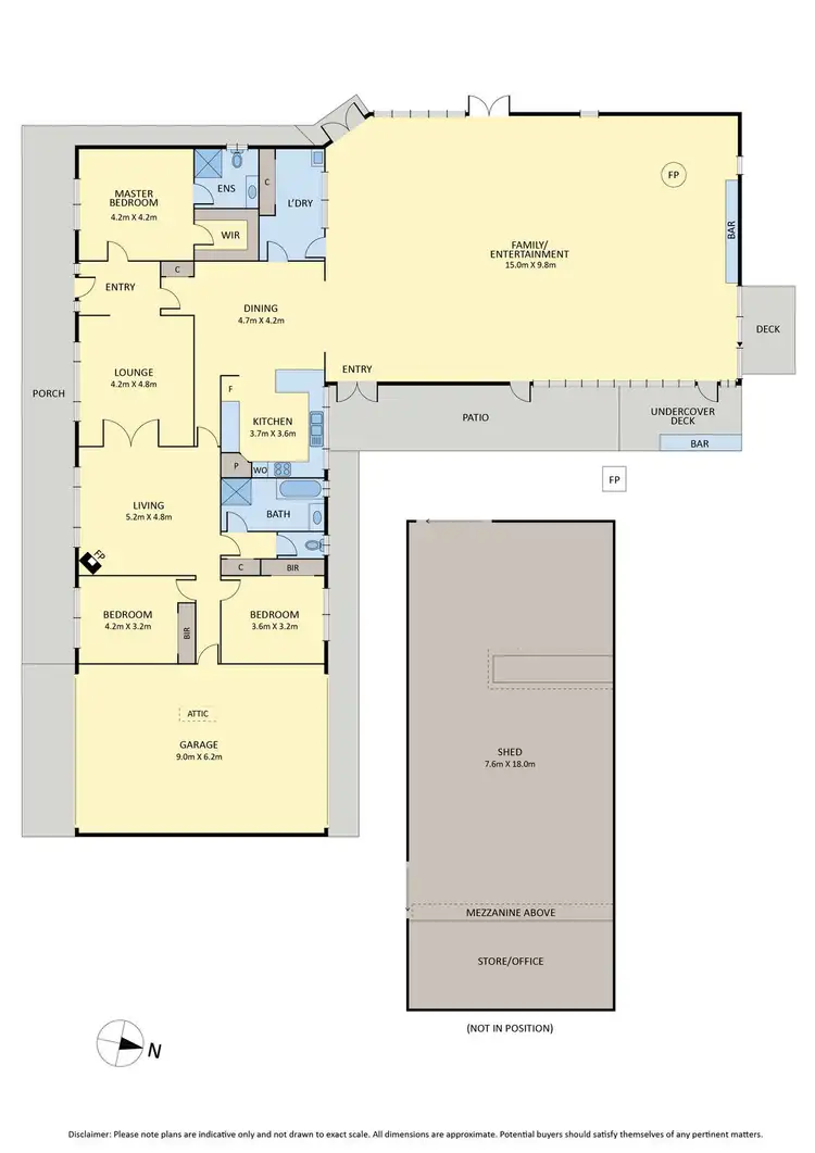 Floorplan of Homely house listing, 42 Trovatello Way, Riddells Creek VIC 3431
