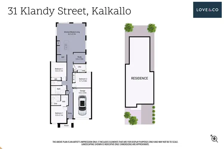 Floorplan of Homely house listing, 31 Klandy Drive, Kalkallo VIC 3064