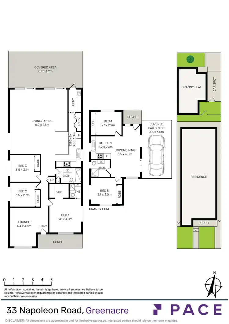 Floorplan of Homely house listing, 33 Napoleon Road, Greenacre NSW 2190