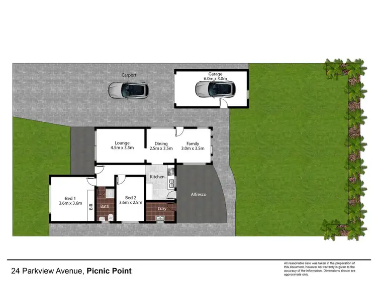 Floorplan of Homely house listing, 24 Parkview Avenue, Picnic Point NSW 2213