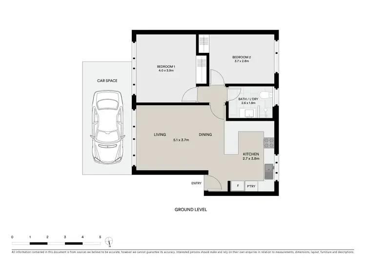 Floorplan of Homely apartment listing, 2/51 Gourlay Street, Balaclava VIC 3183