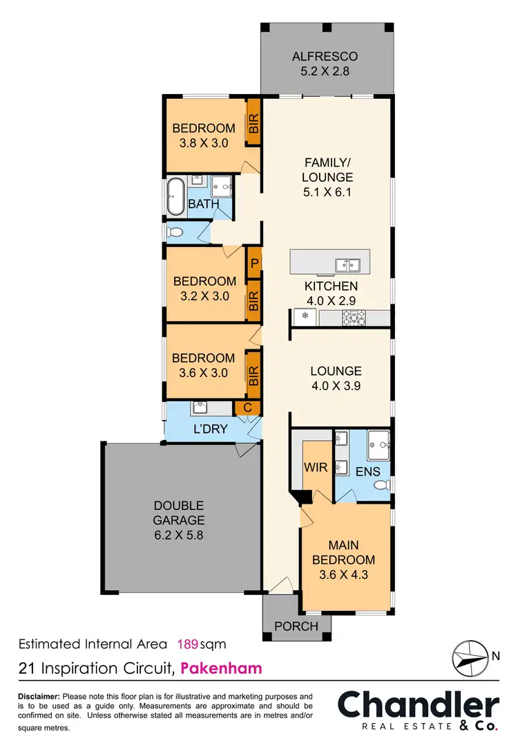 Floorplan of Homely house listing, 21 Inspiration Circuit, Pakenham VIC 3810
