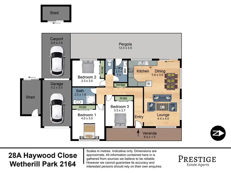 Floorplan of Homely townhouse listing, 28a Haywood Close, Wetherill Park NSW 2164