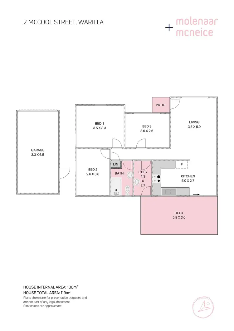 Floorplan of Homely house listing, 2 McCool Street, Warilla NSW 2528