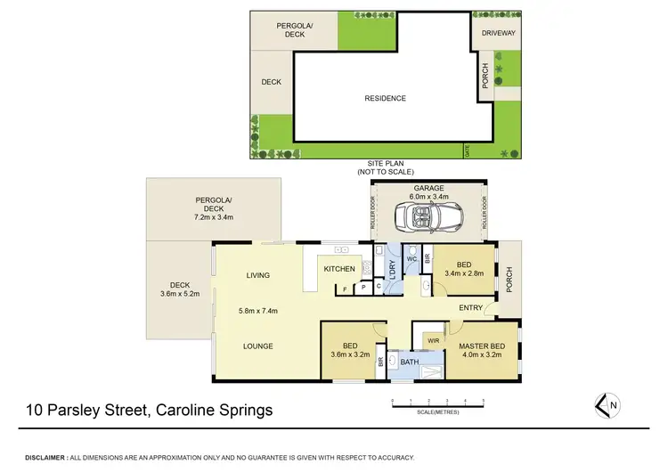Floorplan of Homely house listing, 10 Parsley Street, Caroline Springs VIC 3023