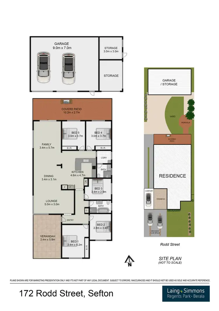 Floorplan of Homely house listing, 172 Rodd Street, Sefton NSW 2162