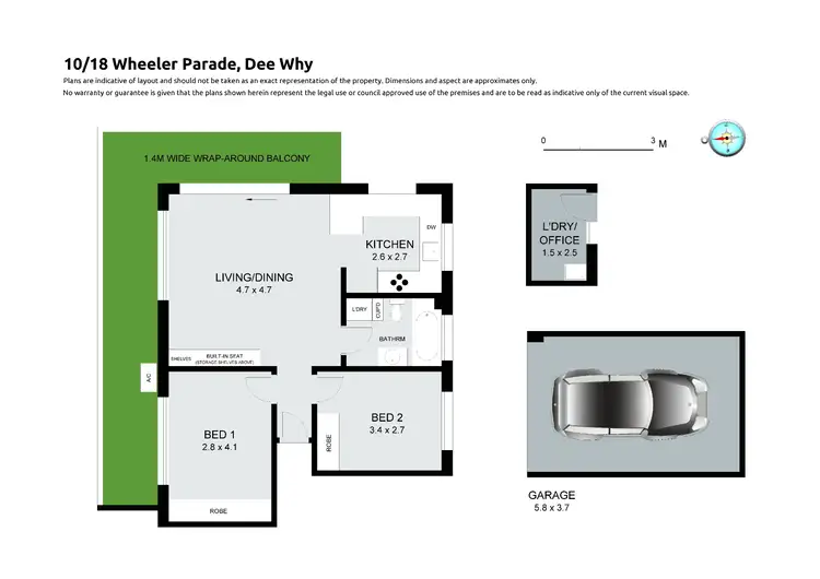 Floorplan of Homely apartment listing, 10/18 Wheeler Parade, Dee Why NSW 2099