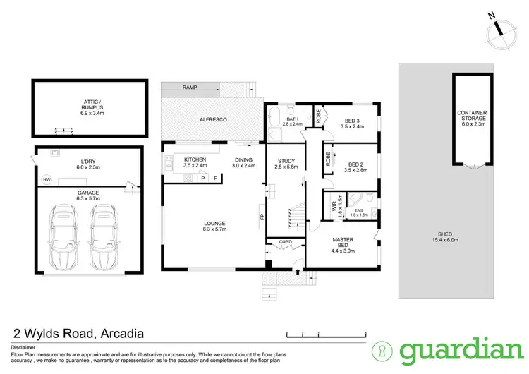 Floorplan of Homely house listing, 2 Wylds Road, Arcadia NSW 2159