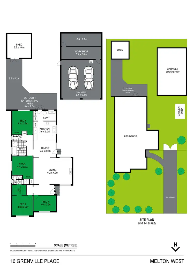 Floorplan of Homely house listing, 16 Grenville Place, Melton West VIC 3337