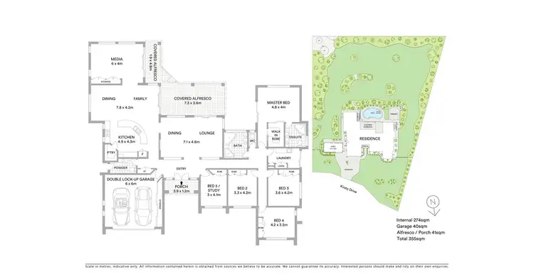 Floorplan of Homely house listing, 44 Kirsty Drive, Tanawha QLD 4556