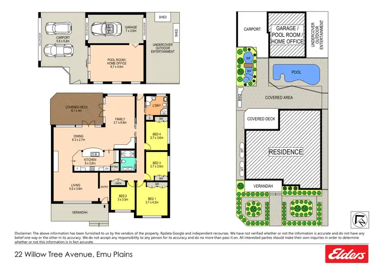 Floorplan of Homely house listing, 22 Willow Tree Avenue, Emu Plains NSW 2750