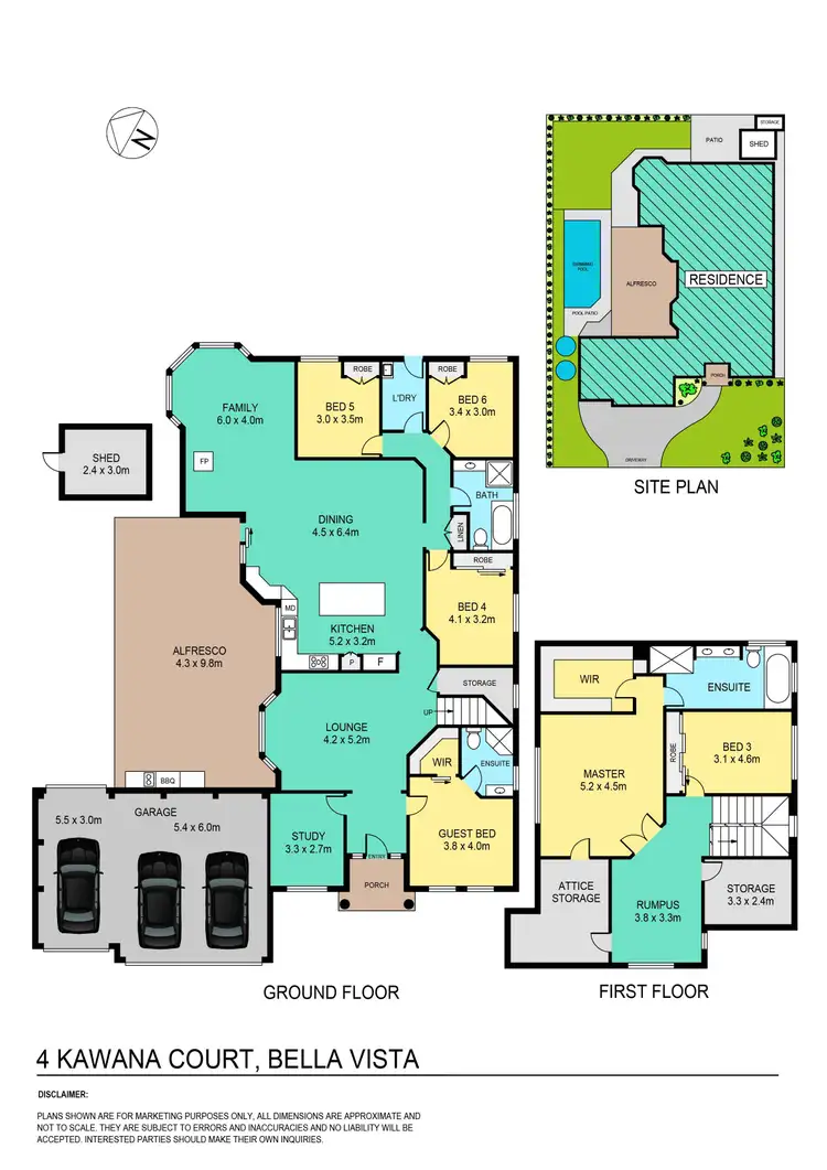 Floorplan of Homely house listing, 4 Kawana Court, Bella Vista NSW 2153