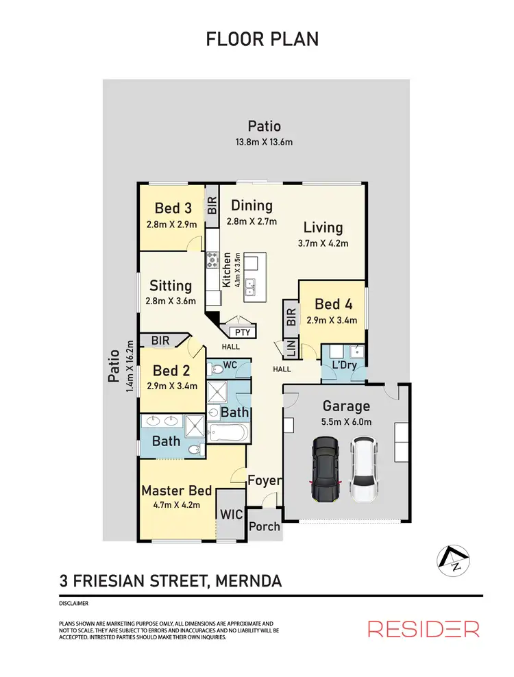 Floorplan of Homely house listing, 3 Friesian Street, Mernda VIC 3754