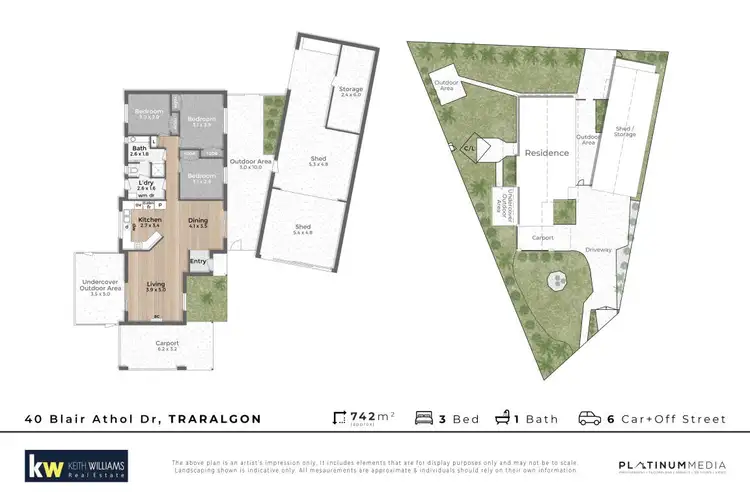 Floorplan of Homely house listing, 40 Blair Athol Drive, Traralgon VIC 3844
