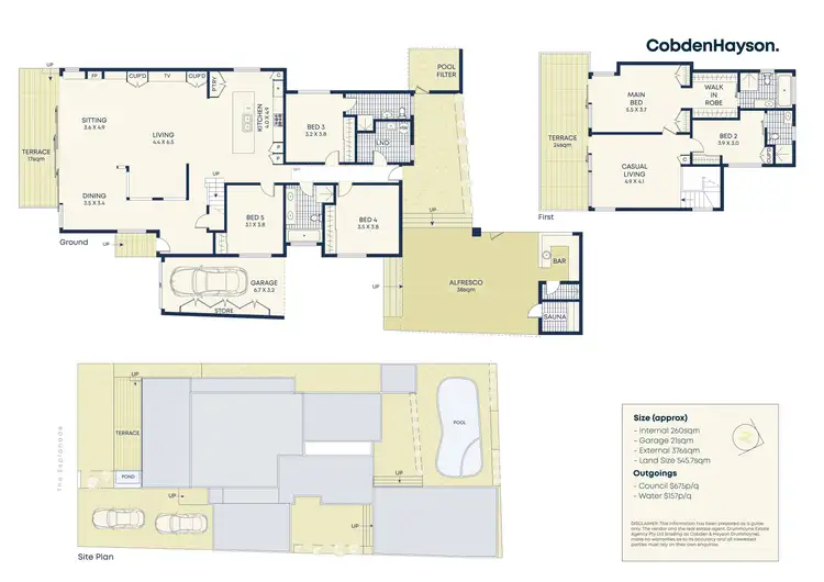 Floorplan of Homely house listing, 3 The Esplanade, Drummoyne NSW 2047