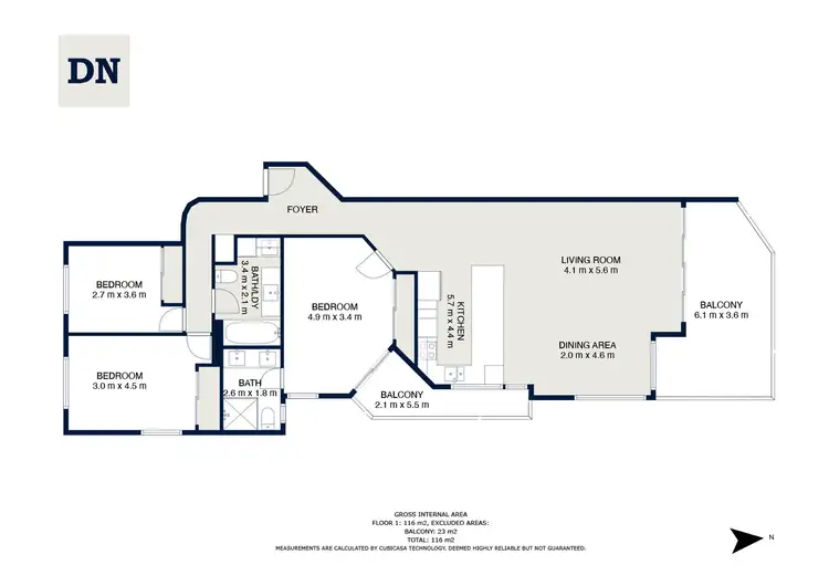 Floorplan of Homely apartment listing, 6/273 Gympie Terrace, Noosaville QLD 4566