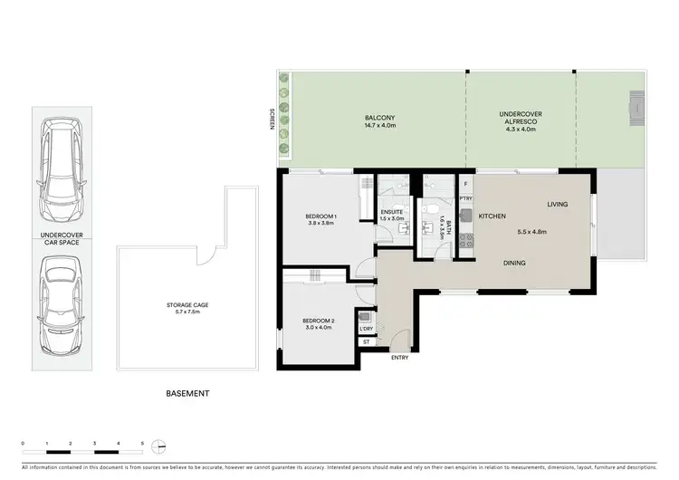 Floorplan of Homely apartment listing, 302/160 Hotham Street, St Kilda East VIC 3183