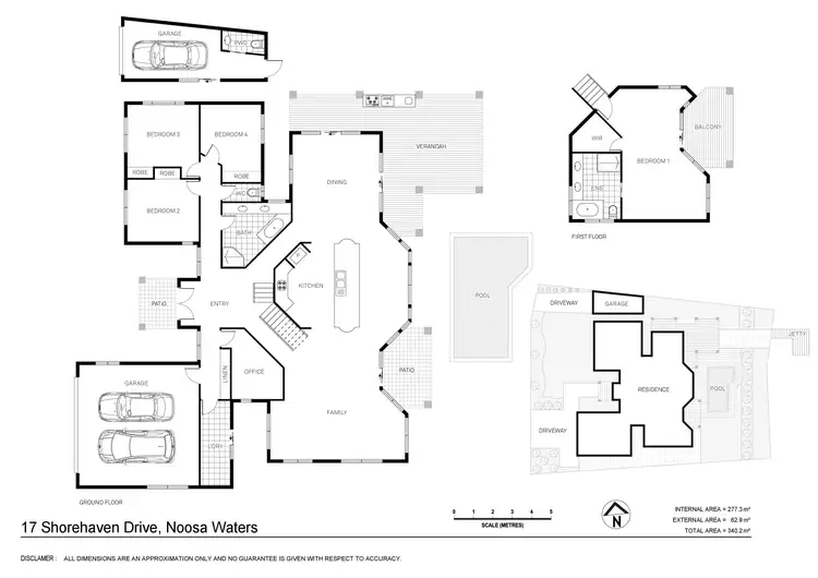 Floorplan of Homely house listing, 17 Shorehaven Drive, Noosa Waters QLD 4566