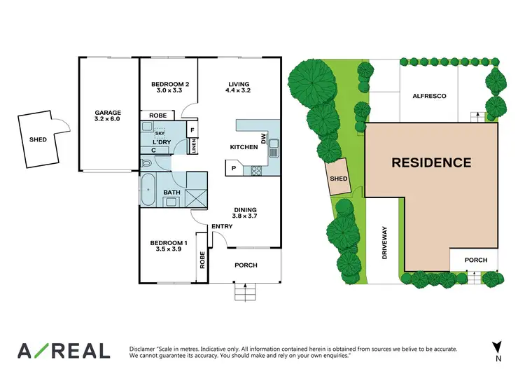 Floorplan of Homely unit listing, 5/38 Livingstone Close, Burwood VIC 3125