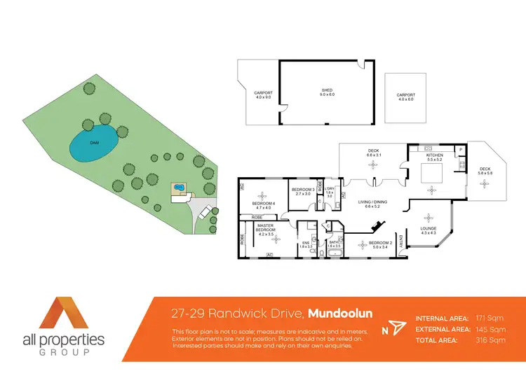 Floorplan of Homely house listing, 27-29 Randwick Drive, Mundoolun QLD 4285