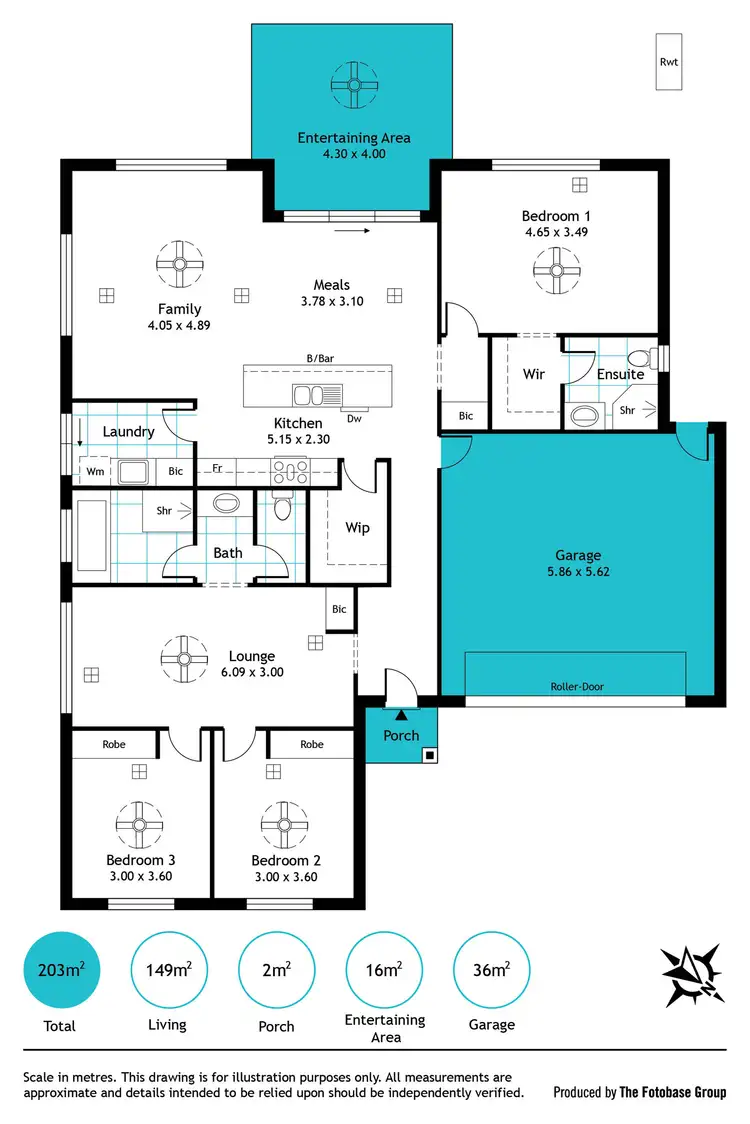 Floorplan of Homely house listing, 1c Park Street, Glandore SA 5037