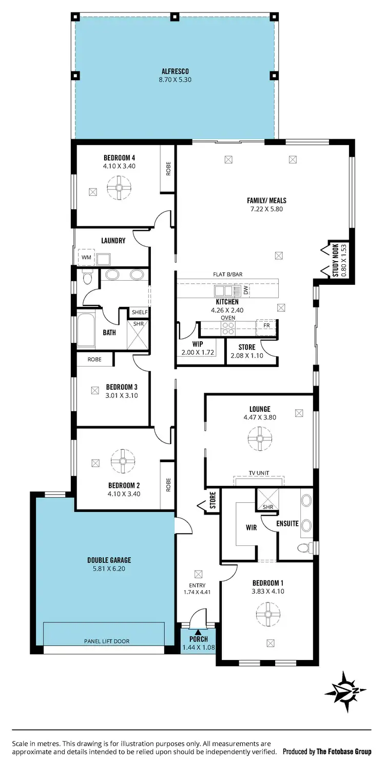 Floorplan of Homely house listing, 14 Cobalt Place, Aldinga Beach SA 5173