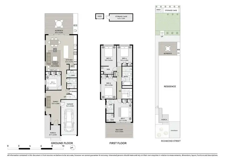 Floorplan of Homely semi-detached listing, 33 Richmond Street, South Wentworthville NSW 2145