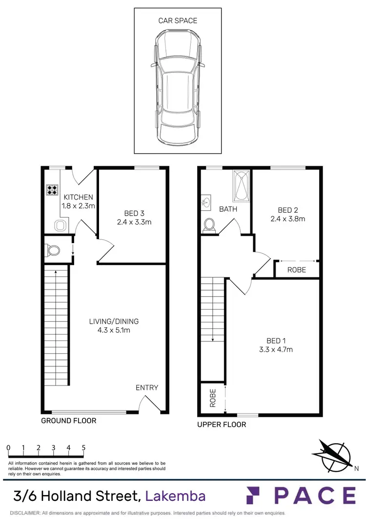 Floorplan of Homely townhouse listing, 3/6 Holland Place, Lakemba NSW 2195