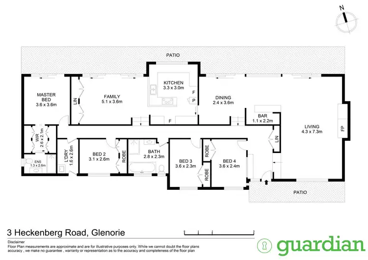 Floorplan of Homely rural property listing, 3 Heckenberg Road, Glenorie NSW 2157