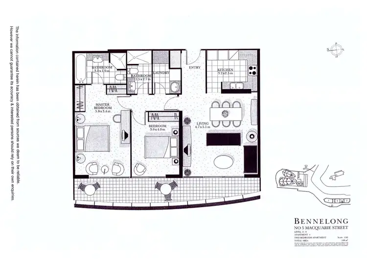 Floorplan of Homely apartment listing, 65/7 Macquarie Street, Sydney NSW 2000
