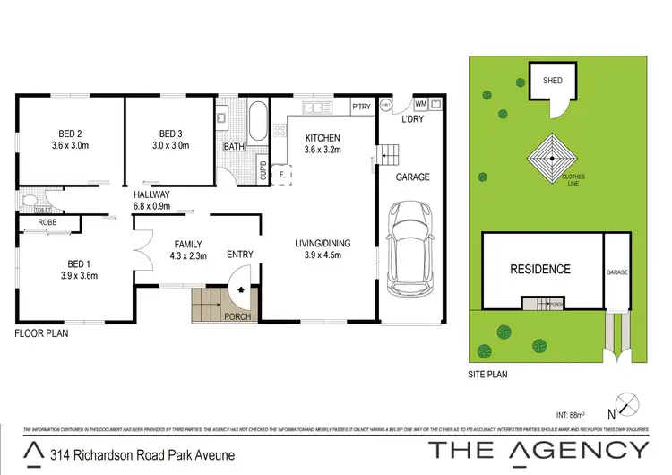 Floorplan of Homely house listing, 314 Richardson Road, Park Avenue QLD 4701
